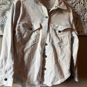 Aerie XS Casual Light Blue Denim Jacket Shirt
